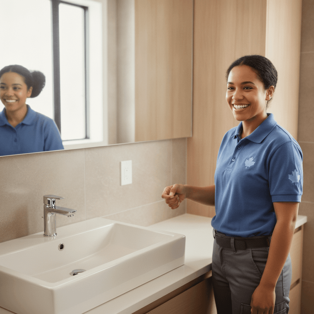 A homeowner shaking hands with a trusted local pro
