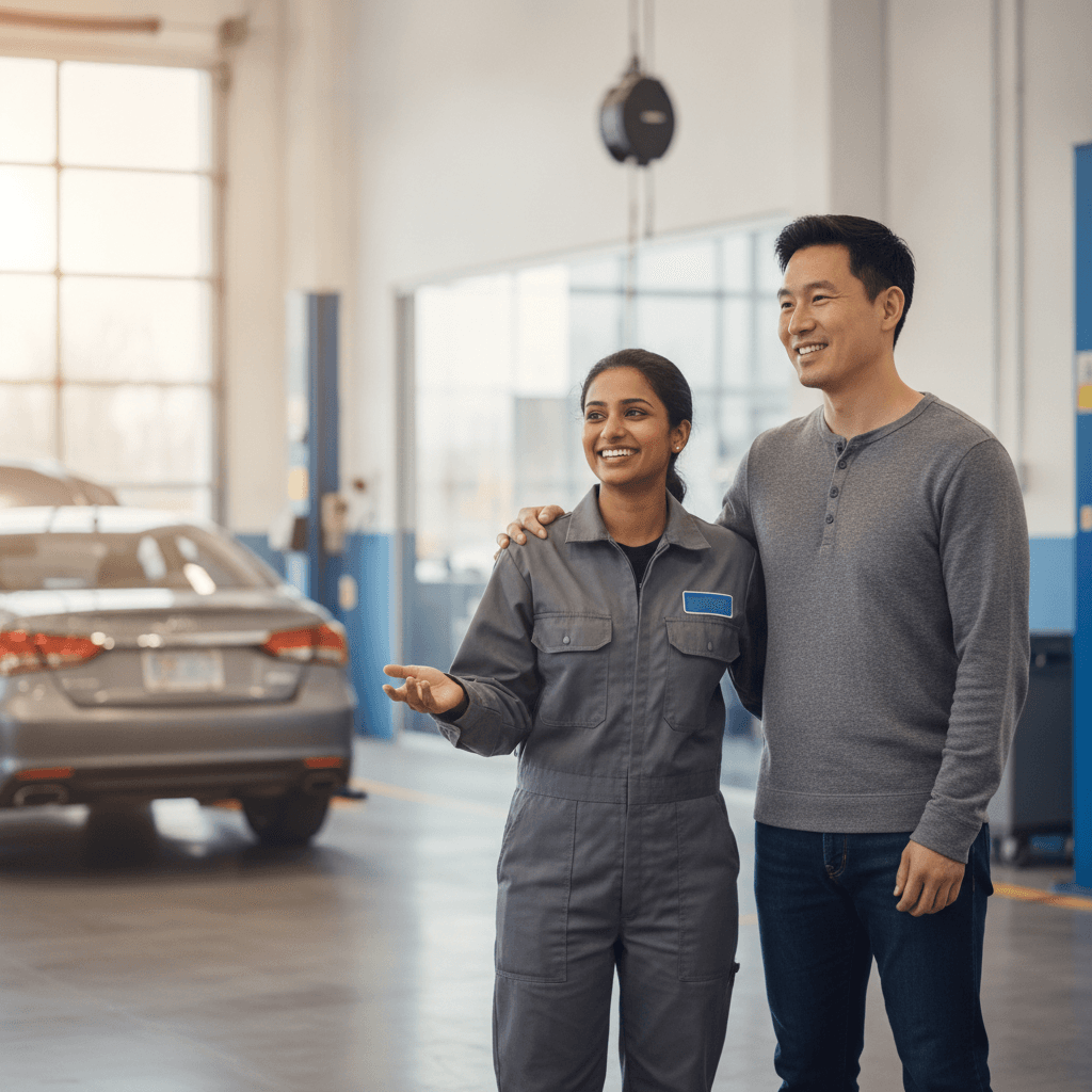 Auto Repair professional at work